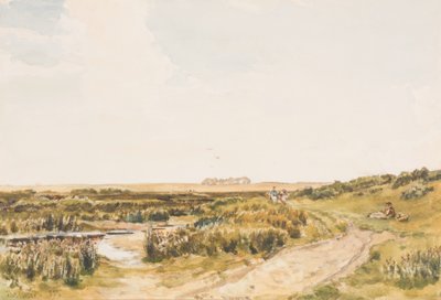 Figures by a Stream by Thomas Collier